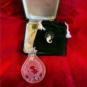 Waterford Crystal Holiday Ornament 1996